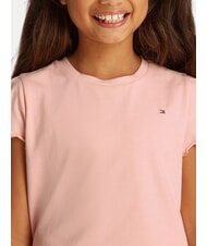TOMMY HILFIGER KIDS BIMBA Short-sleeved T-shirt with curls coral ice - Child T-shirt - 3