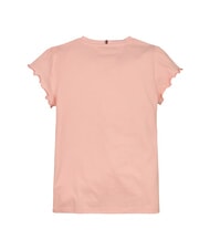 TOMMY HILFIGER KIDS BIMBA Short-sleeved T-shirt with curls coral ice - Child T-shirt - 5