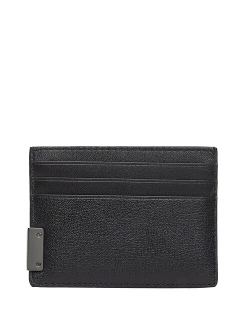TH HARDWARE Leather card holder black - Men&rsquo;s Wallets