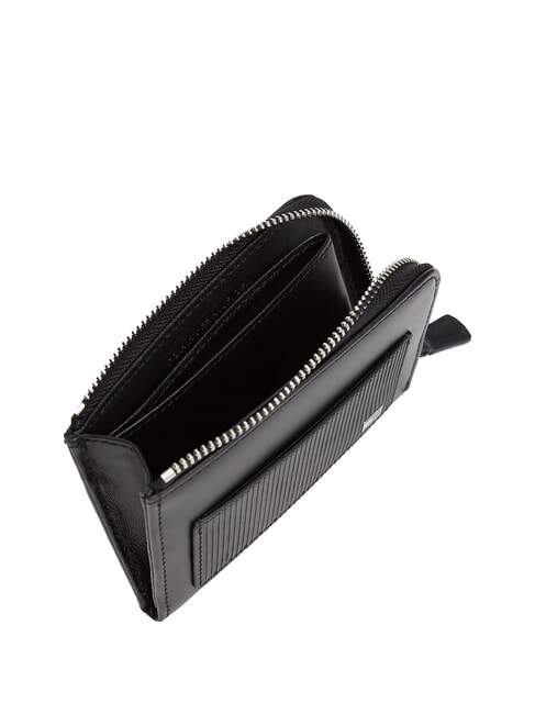 TH FLAG Leather coin purse black - Men&rsquo;s Wallets