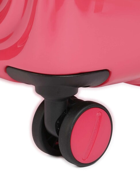 LOGODUCK+ METAL  Medium Trolley, Expandable raspberry - Rigid Trolley Cases