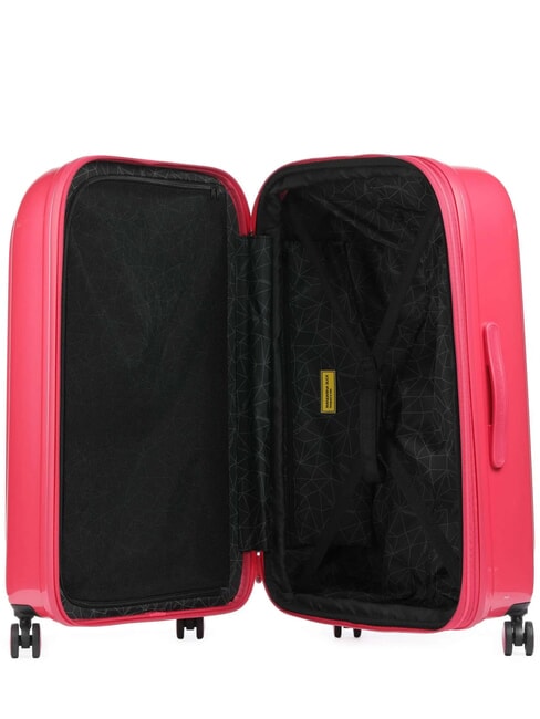 LOGODUCK Large, expandable trolley raspberry - Rigid Trolley Cases