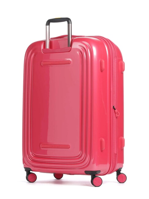 LOGODUCK Large, expandable trolley raspberry - Rigid Trolley Cases