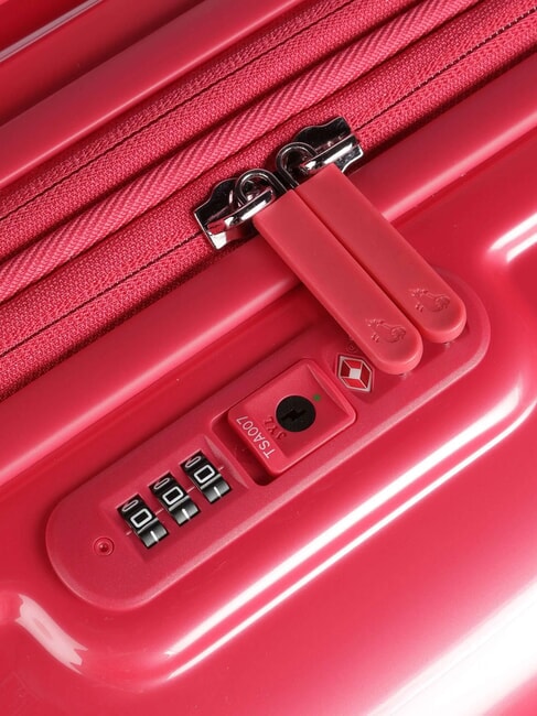 LOGODUCK Large, expandable trolley raspberry - Rigid Trolley Cases