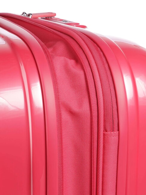 LOGODUCK Large, expandable trolley raspberry - Rigid Trolley Cases
