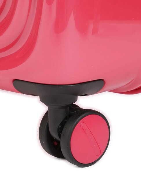 LOGODUCK Large, expandable trolley raspberry - Rigid Trolley Cases