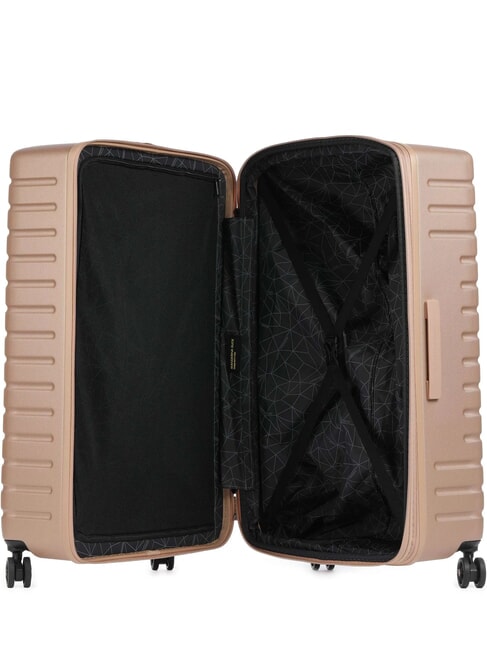 FLYDUCK Large expandable trolley Champagne - Rigid Trolley Cases