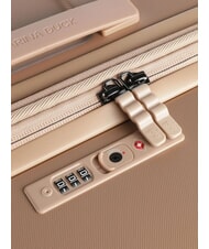 MANDARINA DUCK FLYDUCK Large expandable trolley Champagne - Rigid Trolley Cases - 4