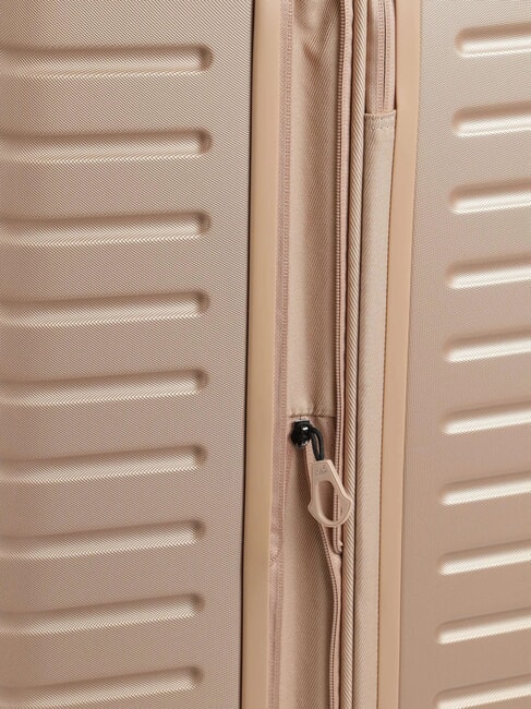 FLYDUCK Large expandable trolley Champagne - Rigid Trolley Cases