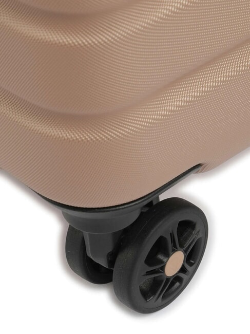 FLYDUCK Large expandable trolley Champagne - Rigid Trolley Cases