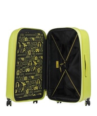MANDARINA DUCK Trolley LOGODUCK +, large, expandable size Mapo Green - Rigid Trolley Cases - 2
