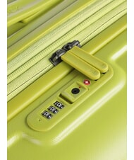 MANDARINA DUCK Trolley LOGODUCK +, large, expandable size Mapo Green - Rigid Trolley Cases - 4
