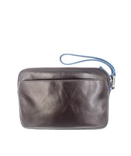 PIQUADRO BLUE SQUARE Leather Card Holder Pouch MAHOGANY - Men&rsquo;s Wallets - 2