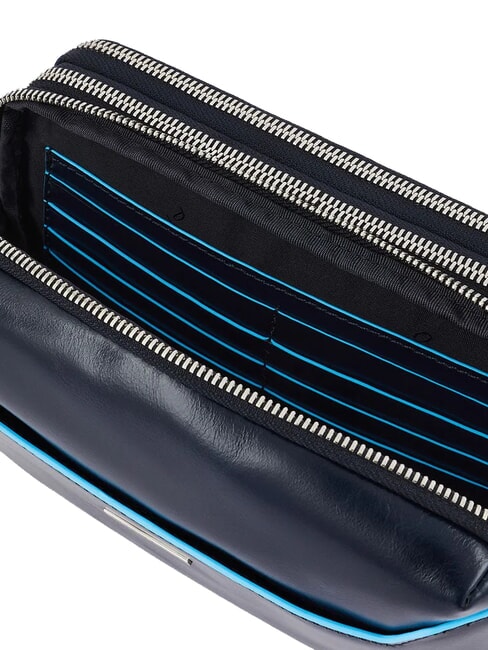 BLUE SQUARE Leather Card Holder Pouch blue - Men&rsquo;s Wallets
