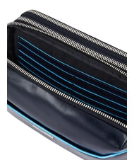 PIQUADRO BLUE SQUARE Leather Card Holder Pouch blue - Men&rsquo;s Wallets - 4