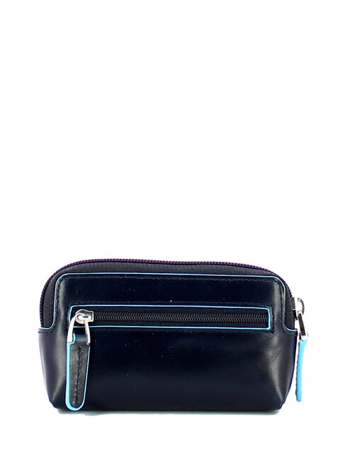 BLUE SQUARE Leather key case blue - Key holders