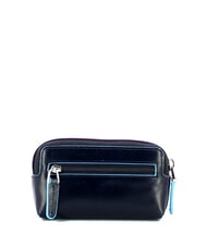 PIQUADRO BLUE SQUARE Leather key case blue - Key holders - 2