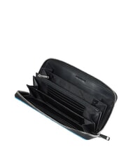 PIQUADRO ATLAS Zip Around Leather Wallet - Women&rsquo;s Wallets