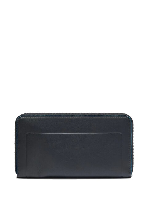 ATLAS Zip Around Leather Wallet Black2 - Women&rsquo;s Wallets