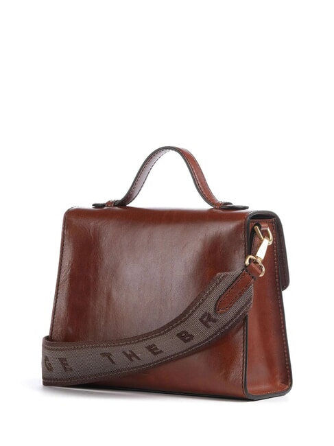 IRENE Shoulder bag, in leather BROWN - Women&rsquo;s Bags