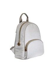 BORBONESE MEDIUM ECO LINE Women's Backpack white cotton - Women&rsquo;s Bags - 2