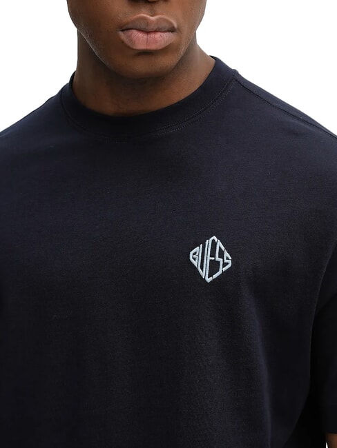 DIAMANTE LOGO Oversized short-sleeved T-shirt smartblue - T-shirt