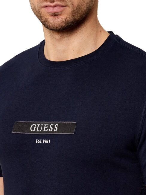 LOGO BOX Slim fit short sleeve t-shirt smartblue - T-shirt