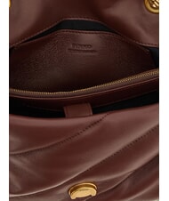 PINKO CLASSIC LOVE PUFF Nappa leather bag burgundy wine-antique gold - Women&rsquo;s Bags - 3