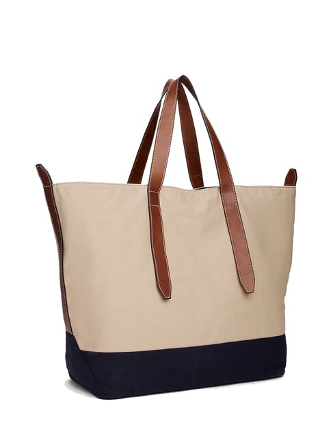 TH RUNAWAY Canvas travel bag classic beige - Duffle bags