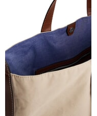 TOMMY HILFIGER TH RUNAWAY Canvas travel bag classic beige - Duffle bags - 4