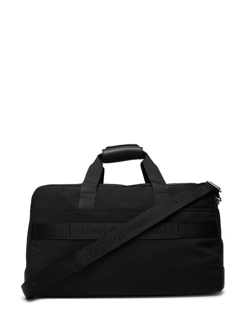 TH BUSINESS Nylon duffel bag with shoulder strap black - Duffle bags