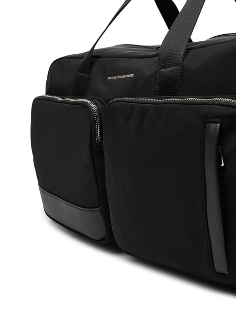 TH BUSINESS Nylon duffel bag with shoulder strap black - Duffle bags