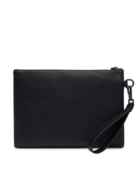TH MONOGRAM Men's clutch bag with cuff black - Beauty Case