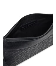 TOMMY HILFIGER TH MONOGRAM Men's clutch bag with cuff black - Beauty Case - 4