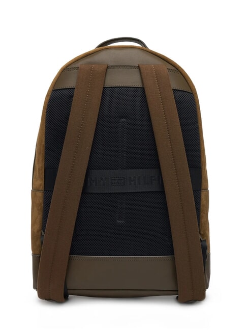 TH CASUAL SUEDE Leather backpack for 15" laptop coastal taupe - Laptop backpacks