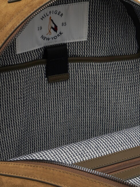 TH CASUAL SUEDE Leather backpack for 15" laptop coastal taupe - Laptop backpacks