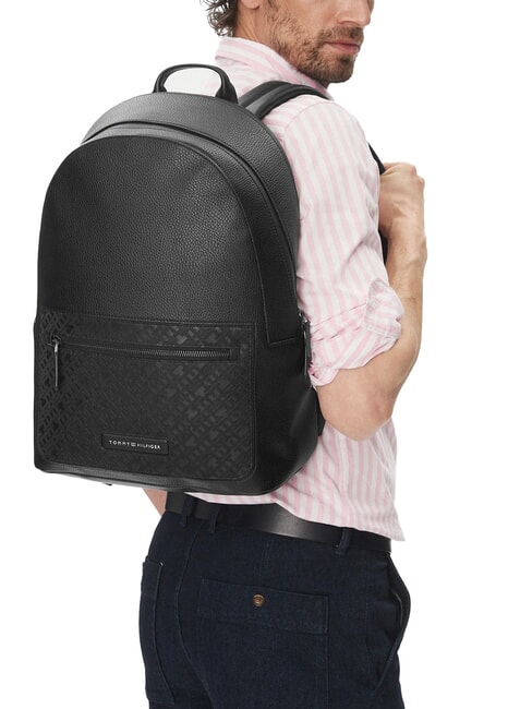 TH MONOGRAM 15" laptop backpack black - Laptop backpacks