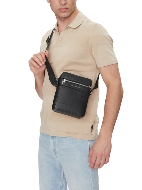 TH CENTRAL Small purse black - Over-the-shoulder Bags for Men