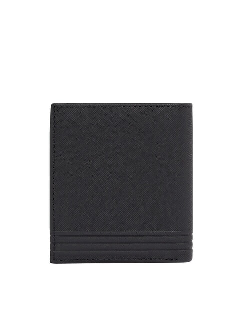 TH BUSINESS Vertical leather wallet coin purse black - Men&rsquo;s Wallets