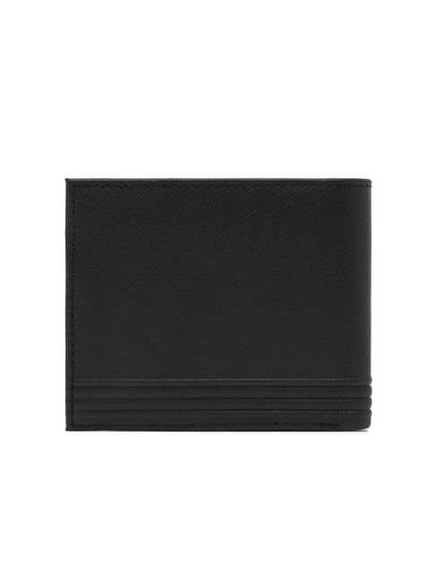 TH BUSINESS Leather wallet with flap and coin purse black - Men&rsquo;s Wallets
