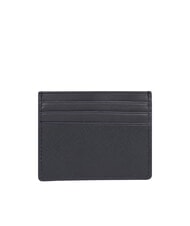 TOMMY HILFIGER TH BUSINESS Flat saffiano leather card holder - Men&rsquo;s Wallets