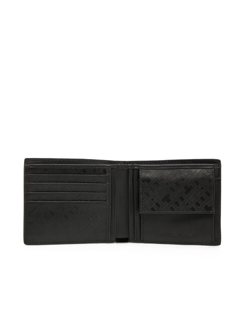 TH MONOGRAM EXTRA Leather wallet with coin purse black - Men&rsquo;s Wallets