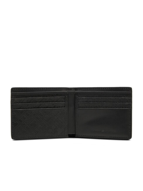 TH MONOGRAM MINI Leather wallet black - Men&rsquo;s Wallets
