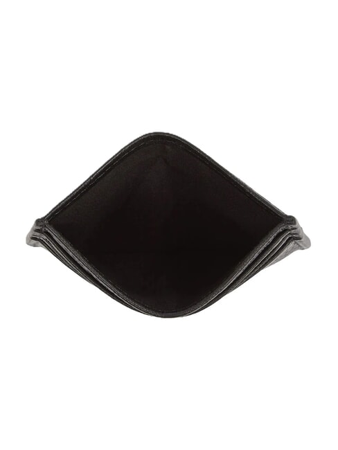 TH MONOGRAM Leather card holder with logo black - Men&rsquo;s Wallets