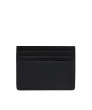 TOMMY HILFIGER TH BUSINESS Flat saffiano leather card holder - Men&rsquo;s Wallets