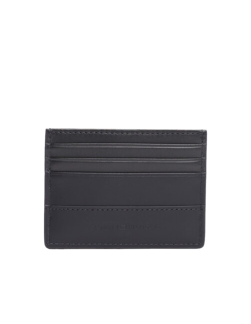 TH CORP Flat leather card holder space blue - Men&rsquo;s Wallets