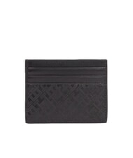 TOMMY HILFIGER TH Flat leather card holder - Men&rsquo;s Wallets