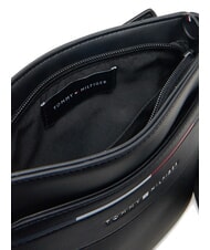 TOMMY HILFIGER TH FOUNDATION Small flat nylon bag black - Over-the-shoulder Bags for Men - 6