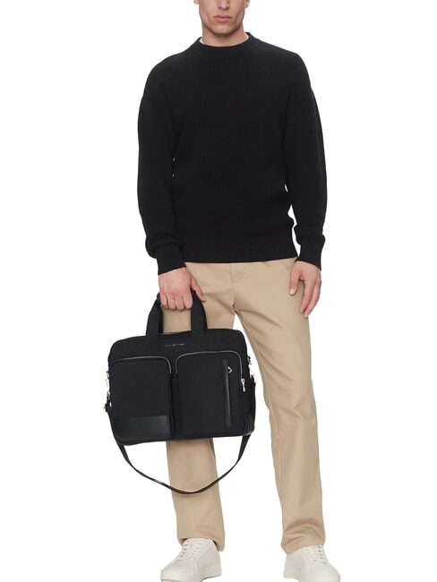 TH Slim 14" laptop briefcase black - Work Briefcases