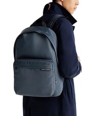 TOMMY HILFIGER TH ELEMENT REPREVE Backpack made of recycled fabric military denim - Laptop backpacks - 4